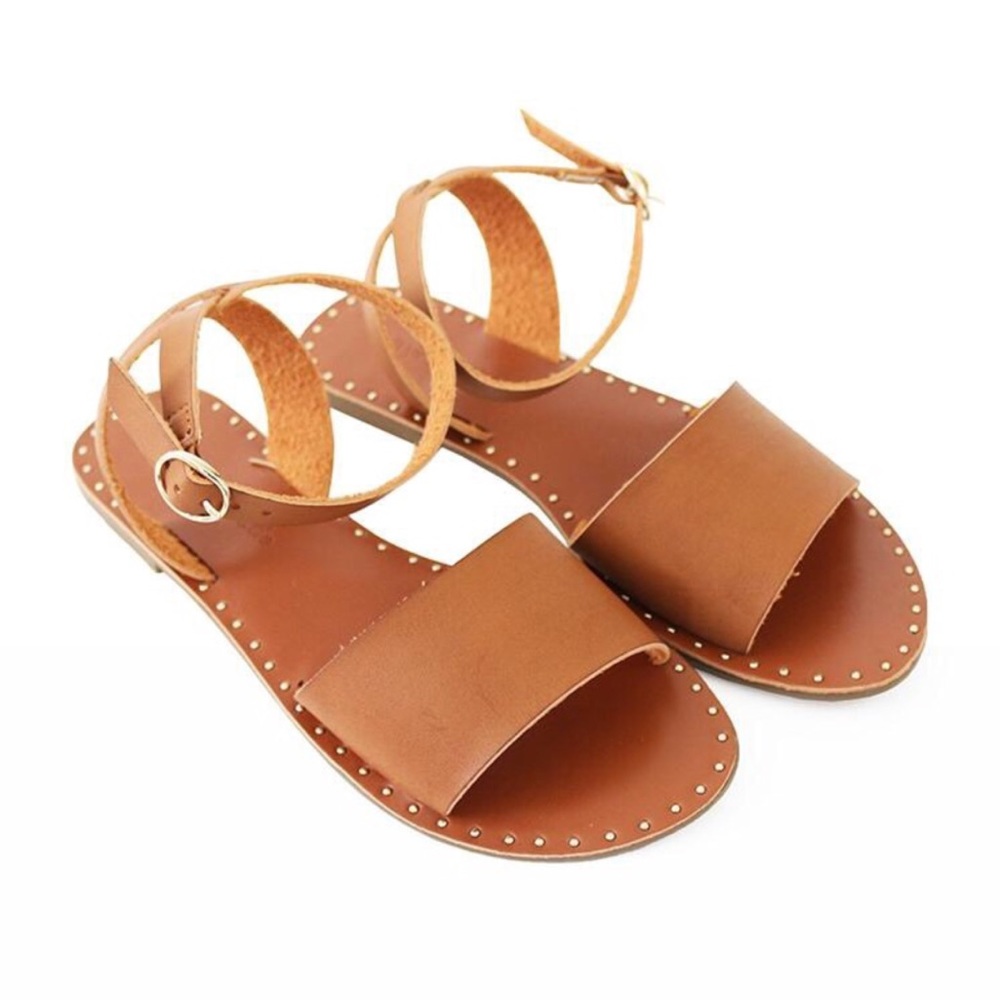 City Classified Brown Sandals